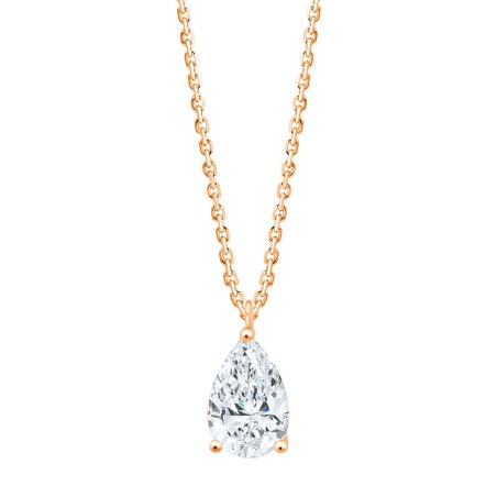 Collier Femme EÏKO OR 750/1000 Jaune et Diamant de Synthèse LCN38546D