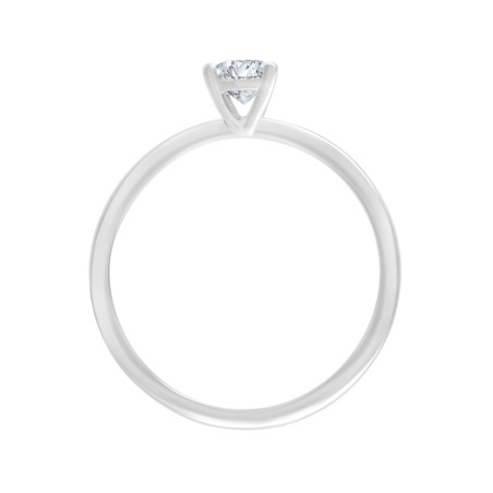 Bague femme solitaire eïko or 750/1000 blanc et diamant de synthèse lcr101699dw – solitaires femme
