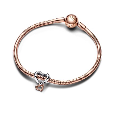 Charm pandora cœur infini ajouré bicolore 782642c00
 – charms