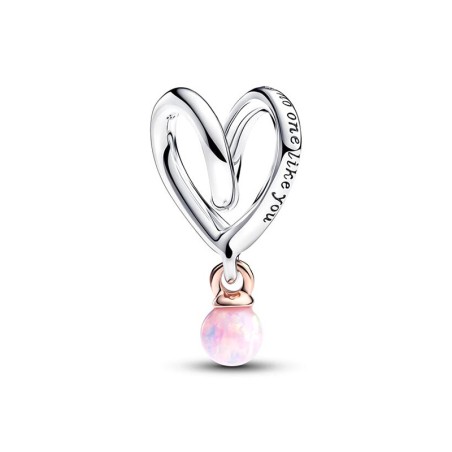 Charm pandora cœur ruban bimatière 783242c01 – charms