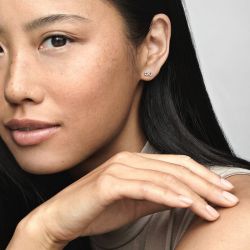 Boucles d'oreilles femme puces pandora argent 925/1000 infini scintillants 298820c01 - puces - edora - 3