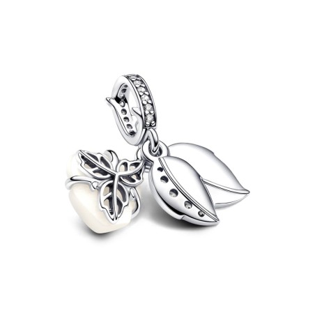 Charm pandora pendant double rose blanche 793200c01
 – charms