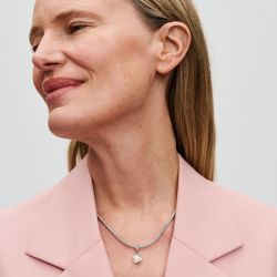 Charm pandora pendant double rose blanche 793200c01
 - charms - edora - 4