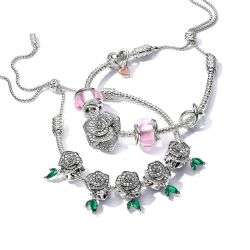 Charm pandora rose en fleur scintillante 793201c01
 - charms - edora - 5