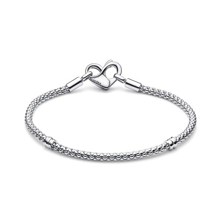 Bracelet femme pandora argent 925/1000 cloutée 592453c00-18 – bracelets femme