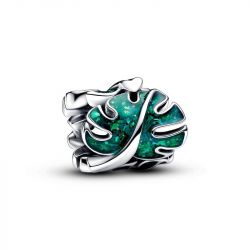 Charm pandora feuilles de monstera vert 793332c01
 - charms - edora - 0