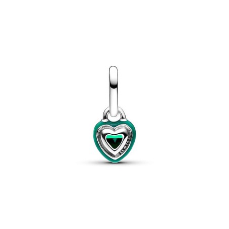 Mini charm pandora pendant cœur chakra vert pandora 793042c03 – charms