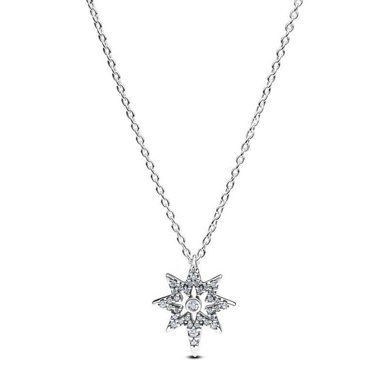 Collier femme pandora argent 925/1000 Étoile polaire 393600c01-45 - colliers-femme - edora