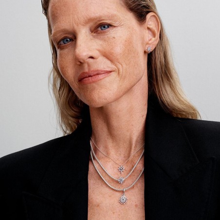 Collier femme pandora argent 925/1000 étoile polaire 393600c01-45 – colliers femme