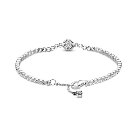 Bracelet femme pandora argent 925/1000 rivière halo scintillant 599416c01-18 – bracelets femme