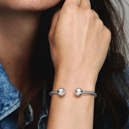 Bracelet femme, homme, or & argent : jonc, gourmette, manchette (2) - joncs - edora - 2