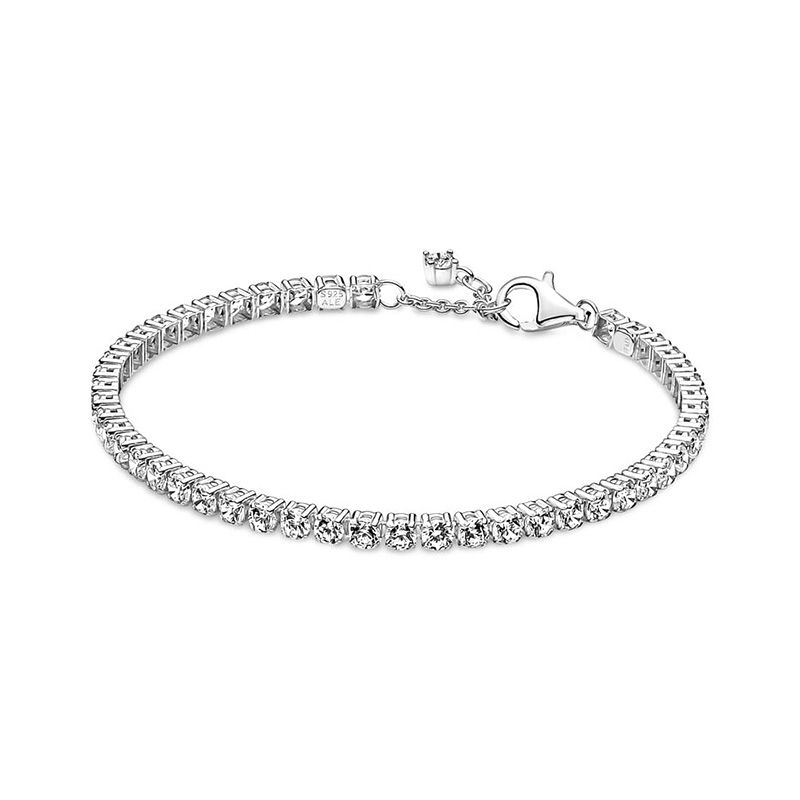 Bracelet femme pandora argent 925/1000 rivière scintillant 591469c01-18 - bracelets-femme - edora