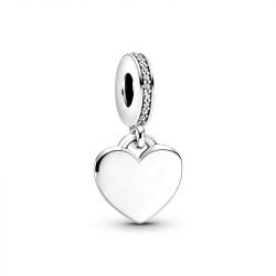 Charm pandora pendant plaque cœur gravable 798761c01 - charms - edora - 0