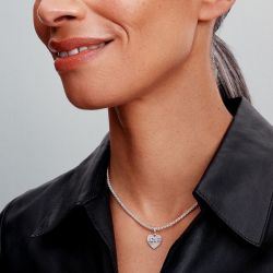 Charm pandora pendant cœur d'amour gravable 793604c01
 - charms - edora - 1