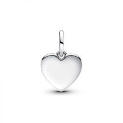 Charm pandora pendant cœur d'amour gravable 793604c01
 - charms - edora - 2