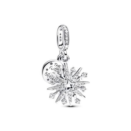 Charm pandora pendant double feu d'artifice scintillant 793512c01
 – charms
