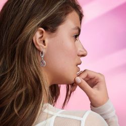Boucles d'oreilles femme pandora me pavé link 299682c01 - boucles-d-oreilles-femme - edora - 2