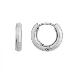 Boucles d'oreilles homme créoles phebus victorin acier 87-0052 - boucles-d-oreilles-homme - edora - 0