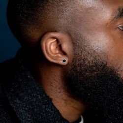 Boucles d'oreilles homme clous phebus séverin acier 87-0057 - boucles-d-oreilles-homme - edora - 1