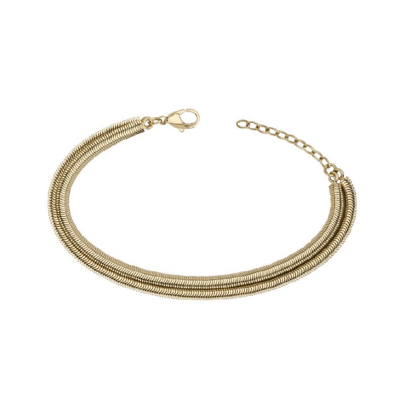 Bracelet femme phebus julie acier doré 832-305.j - bracelets-femme - edora