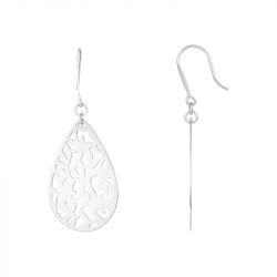 Boucles d'oreilles femme pendantes  phebus lydia acier argenté 841-046 - pendantes - edora - 0