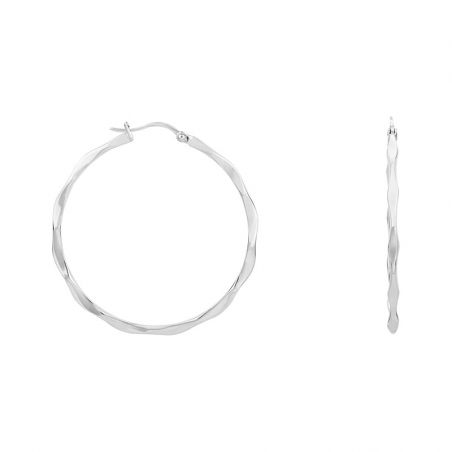 Phebus her: bijoux acier pour femmes & bijoux phebus her - creoles - edora - 1