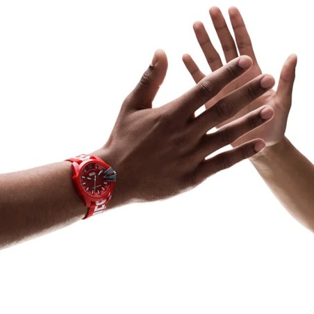 Montre homme diesel baby chief solar tissu rouge dz4619 – montres homme