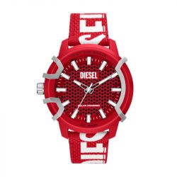 Montre homme diesel griffed solar tissu rouge dz4620 - montres-homme - edora - 0