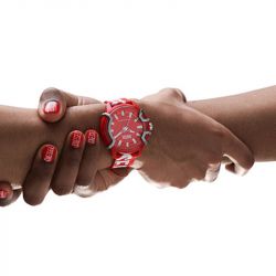 Montre homme diesel griffed solar tissu rouge dz4620 - montres-homme - edora - 1