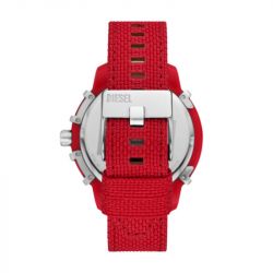 Montre homme diesel griffed solar tissu rouge dz4620 - montres-homme - edora - 3