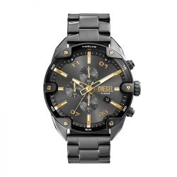 Montre homme diesel spiked acier noir dz4669 - montres-homme - edora - 0