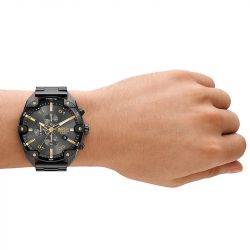 Montre homme diesel spiked acier noir dz4669 - montres-homme - edora - 1