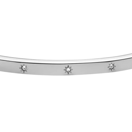 Bracelet femme jonc fossil sadie shine bright acier argenté jf04420040 – bracelets femme