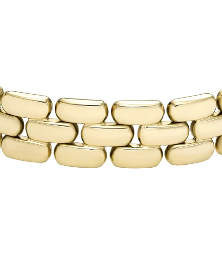 Bracelet femme chaine fossil arden watch links acier doré jf04784710 – bracelets femme