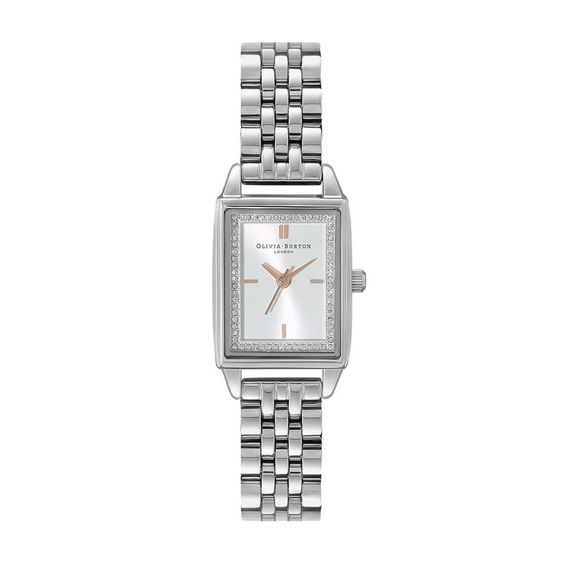 Montre femme olivia burton townhouse acier argenté 24000012 - montres-femme - edora