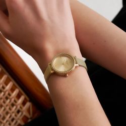 Montre femme olivia burton classic cuir vert sauge 24000164 - montres-femme - edora - 1