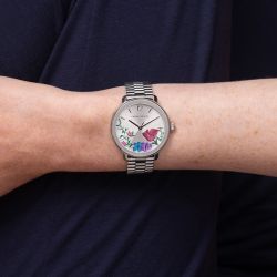 Montre femme olivia burton signature acier argenté  24000205 - montres-femme - edora - 1