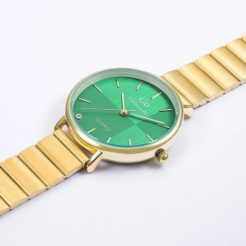Montre Femme Analogique GO Acier Doré 695505