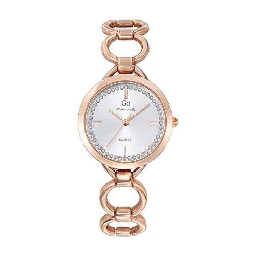 Montre Femme Analogique GO Acier Doré Rose 695526