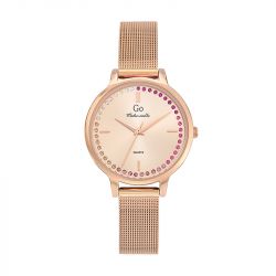 Montre Femme Analogique GO Acier Doré Rose 695528