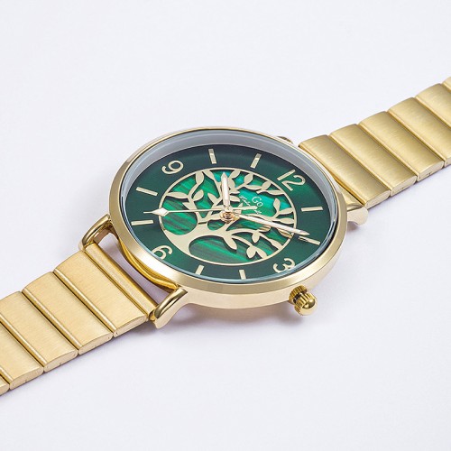 Montre Femme Analogique GO Acier Doré 695540