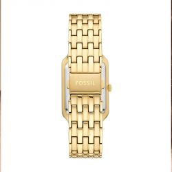 Montre femme fossil raquel à trois aiguilles avec date, en acier inoxydable, doré es5304 - montres-femme - edora - 3