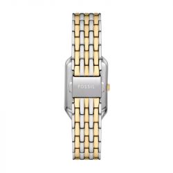 Montre femme fossil raquel à trois aiguilles avec date, en acier inoxydable bicolore es5368 - montres-femme - edora - 3