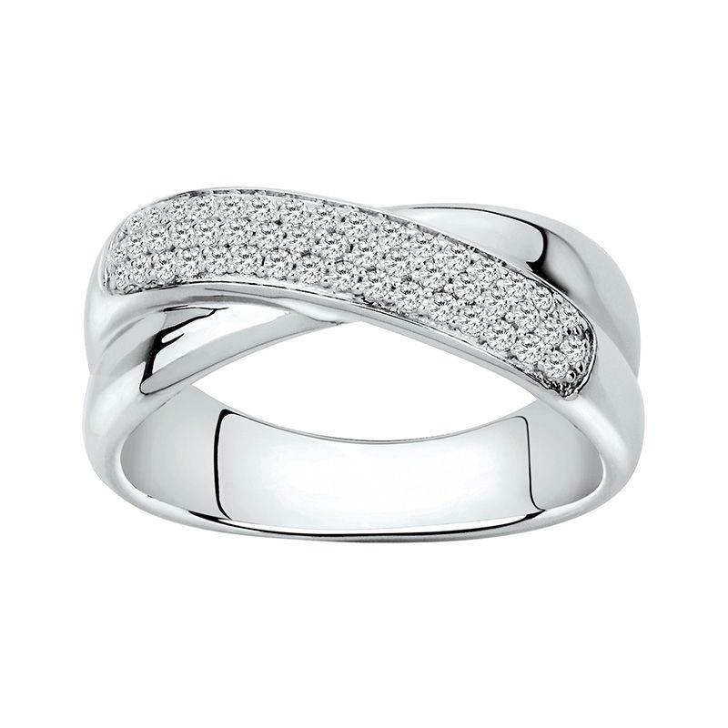 Bague femme edora argent 925/1000  et oxydes 70100132 - bagues-femmes - edora