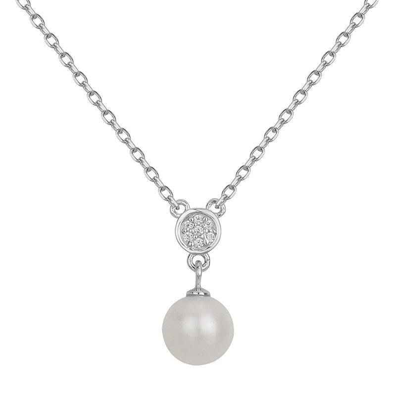 Collier femme edora argent 925/1000 et perle d'eau douce 70700894 - colliers-femme - edora