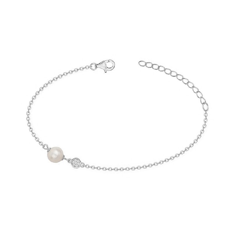 Bracelet femme edora argent 925/1000 et perle d'eau douce 70300381 - bracelets-femme - edora