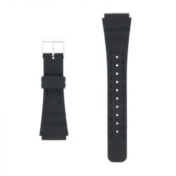 Bracelet polyuréthane prima 20/16mm noir - bracelets - edora - 0