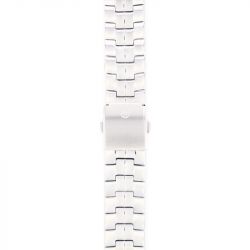 Bracelet paillasson poli tank 20mm acier anse tube 20mm - bracelets - edora - 0