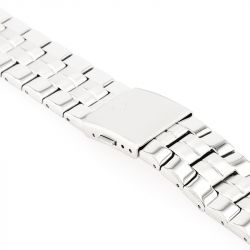 Bracelet paillasson poli tank 20mm acier anse tube 20mm - bracelets - edora - 1