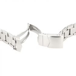 Bracelet paillasson full satiné seastar 20mm acier anse tube 22mm - bracelets - edora - 2